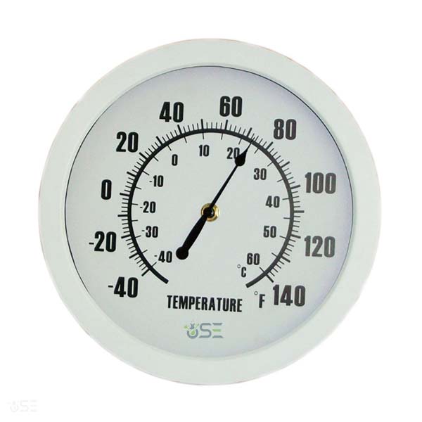 Plastic Wall Clock Thermometer