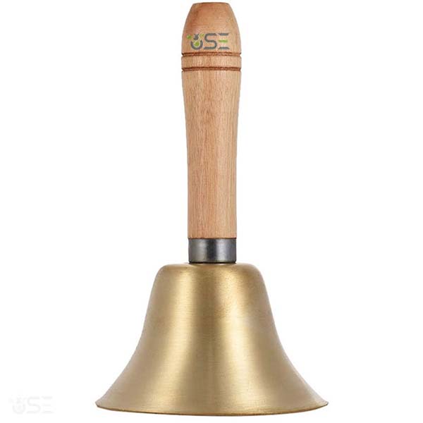 Wooden Handle Brass Bell