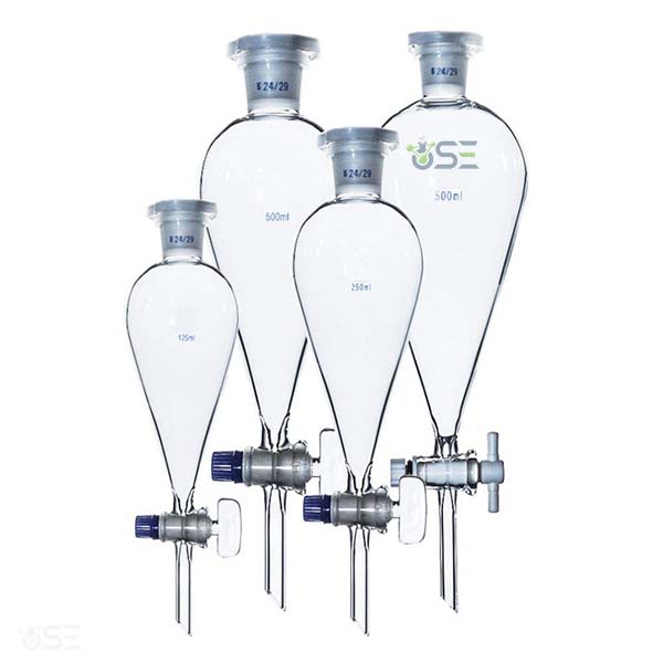 Laboratory Glass Separatory Funnel